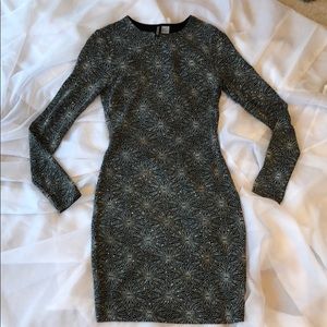 Backless Shimmer Mini Dress